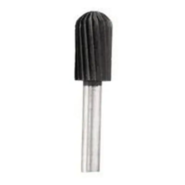 Vermont American 16671 Domed Cylinder Rotary File, 1/2 in Dia Cutting, 1 in L Cutting, 1/4 in Dia Shank, Steel Trusted Brand