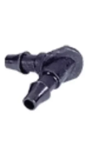 Trusted Brand DIG H84B Elbow, 1/4 in Connection, Barb x Barb, Acetal, Black