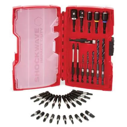 Milwaukee 48-32-4402 Impact Drill and Drive Bit Set, 35-Piece, Steel New Release