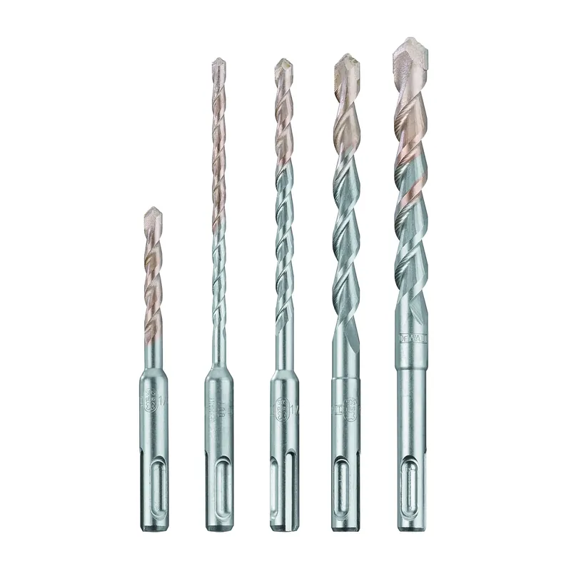 DEWALT DW5470 Hammer Bit Set, 5-Piece, Carbide, Bright Crafted