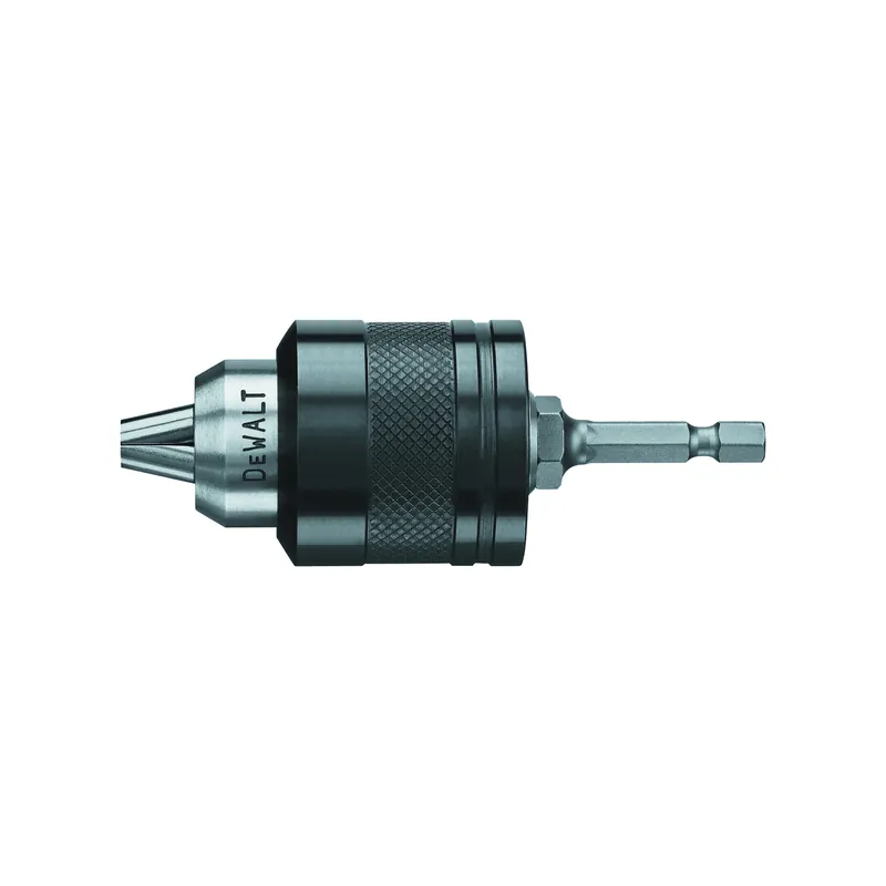 DEWALT DW0521 Quick-Connect Chuck, 3/8 in Chuck, Steel, Keyless Editor’s Pick