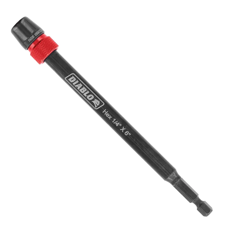 Holiday Sale Diablo DXT1010 Universal Drill Bit Extension, 1/4 in Shank, Hex Shank, 6 in L