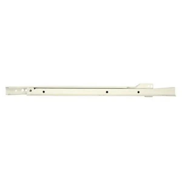 Knape & Vogt 1805RP WH 450 Euro Drawer Slide, White, 3/4 in L Extension, 75 lb, Side, 450 mm L Rail, Steel, Epoxy-Coated Special Discount
