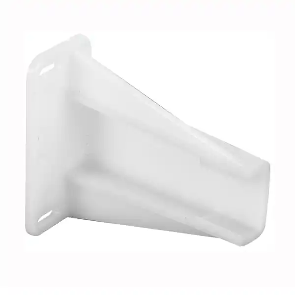 Prime-Line R7240 Drawer Track Backplate, 2-9/16 in W, Nylon, Raw Special Discount