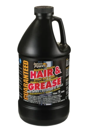 Top Pick Instant Power 1970 Hair and Grease Drain Opener, Liquid, Clear, Odorless, 2 L Bottle