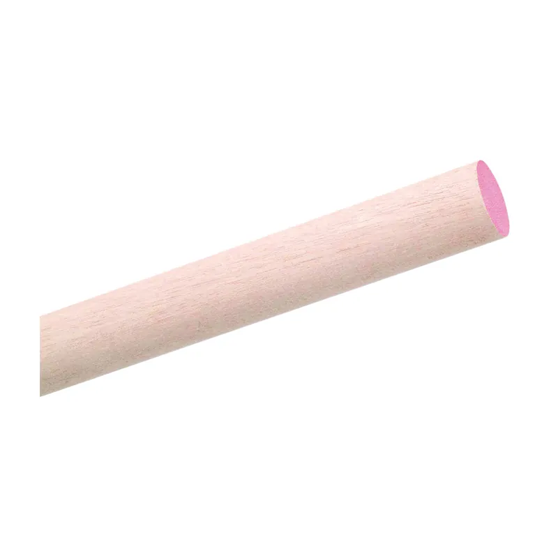 Must Have Waddell 6418UB Dowel Rod, 1-1/8 in Dia, 48 in L, Aspen Wood, Pink
