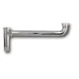 Lincoln 108418 End Outlet Sink Drain, 1-1/2 in Connection, Slip Joint x Tube, Brass Modern