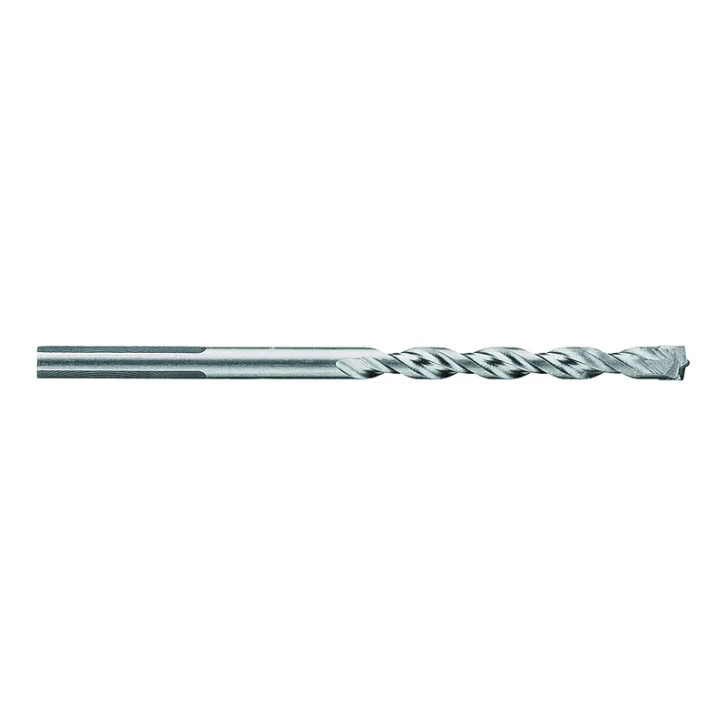 Crafted DEWALT DW5226 Hammer Drill Bit, 1/4 in Dia, 12 in OAL, Percussion, Spiral Flute, 4-Flute, 1/4 in Dia Shank, Flat Shank