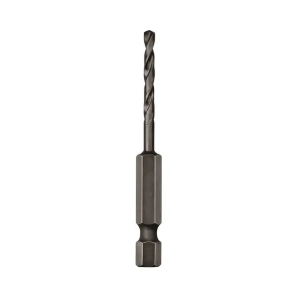 Trending DEWALT DD5128 Impact Drill Bit, 7/16 in Dia, 4 in OAL, Spiral Flute, 1/4 in Dia Shank, Hex Shank