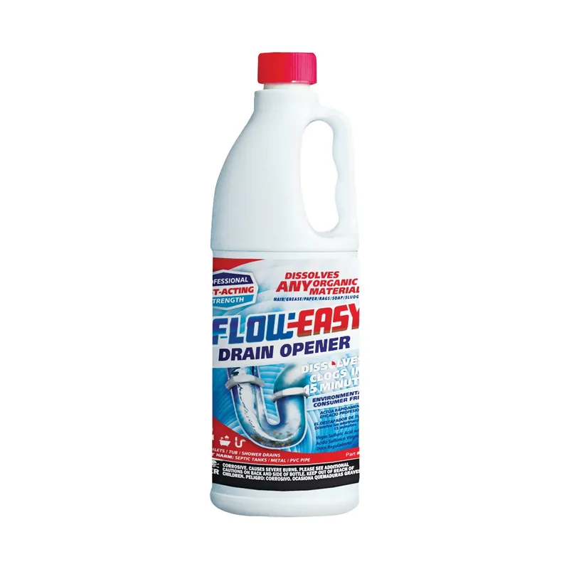 Fast Shipping Flow-Easy FE32 Drain Opener, Oily Liquid, Dark Brown, Odorless, 1 qt, Bottle