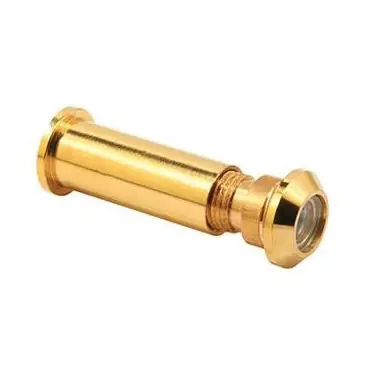 Discount Defender Security U 9983 Door Viewer, 160 deg Viewing, 1-5/16 to 2-1/8 in Thick Door, Solid Brass, Brass