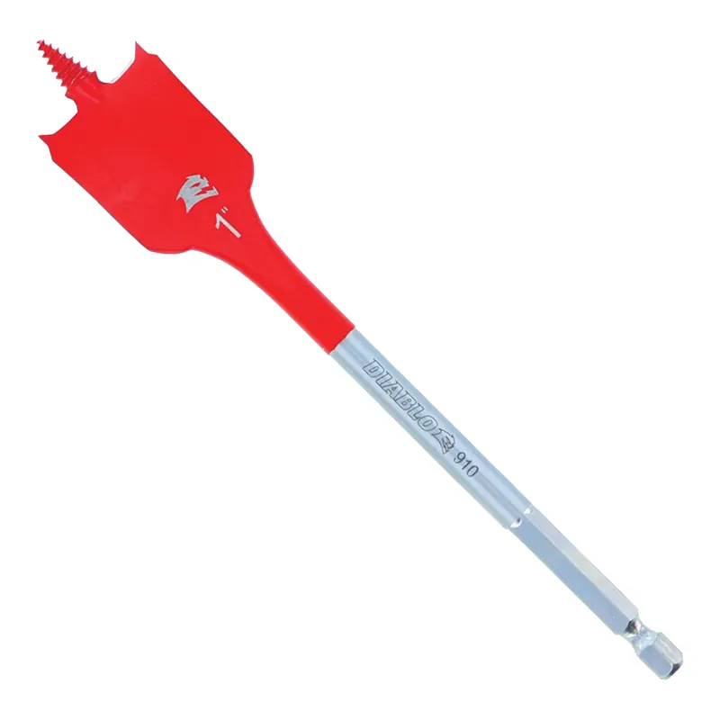 Flash Sale Diablo SPEEDemon DSP2130 Spade Drill Bit, 1 in Dia, 6 in OAL, 10 mm Dia Shank, Hex Shank, 1/PK