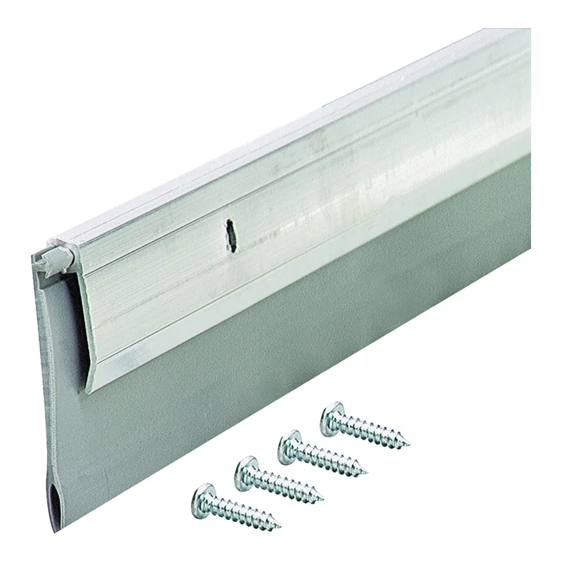 M-D 05413 Door Sweep, 48 in L, Aluminum Flange, Vinyl Insert Price Cut