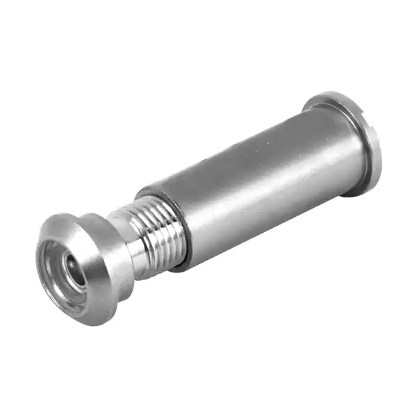 Secure Checkout Defender Security U 10347 Door Viewer, 160 deg Viewing, 1-5/16 to 2-1/8 in Thick Door, Glass, Satin Nickel