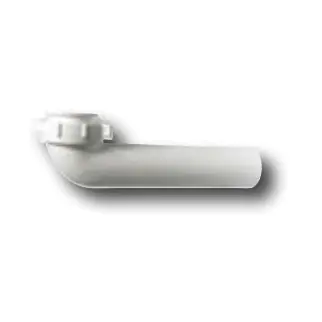 Popular Lincoln 108910 Drain Bend with Nut, 1-1/2 in Connection, Flange x Tube, PVC, White