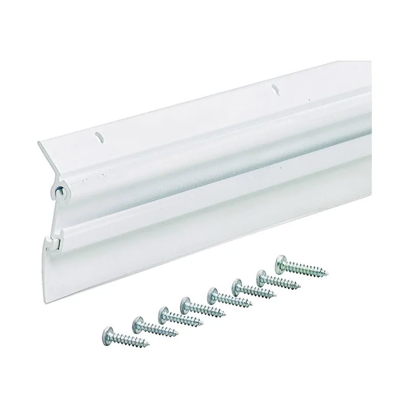 M-D Flex-O-Matic Series 07179 Door Sweep, 36 in L, Aluminum Flange Fan Favorite