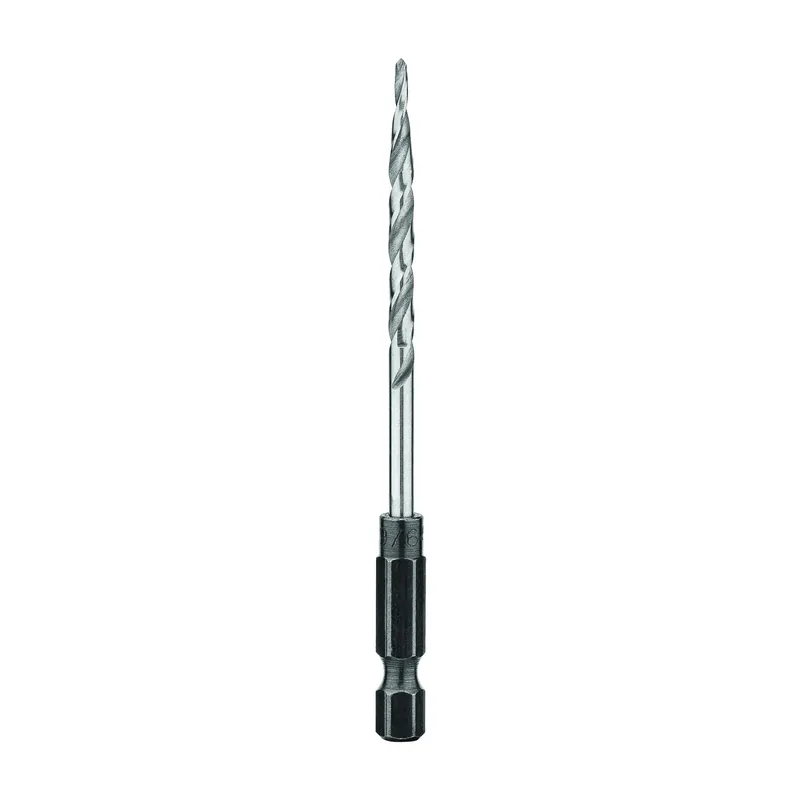 DEWALT DW2537 Drill Bit, 9/64 in Dia, 3 in OAL, Countersink, Spiral Flute, 4-Flute, 1/4 in Dia Shank, Hex Shank, HSS Last Chance