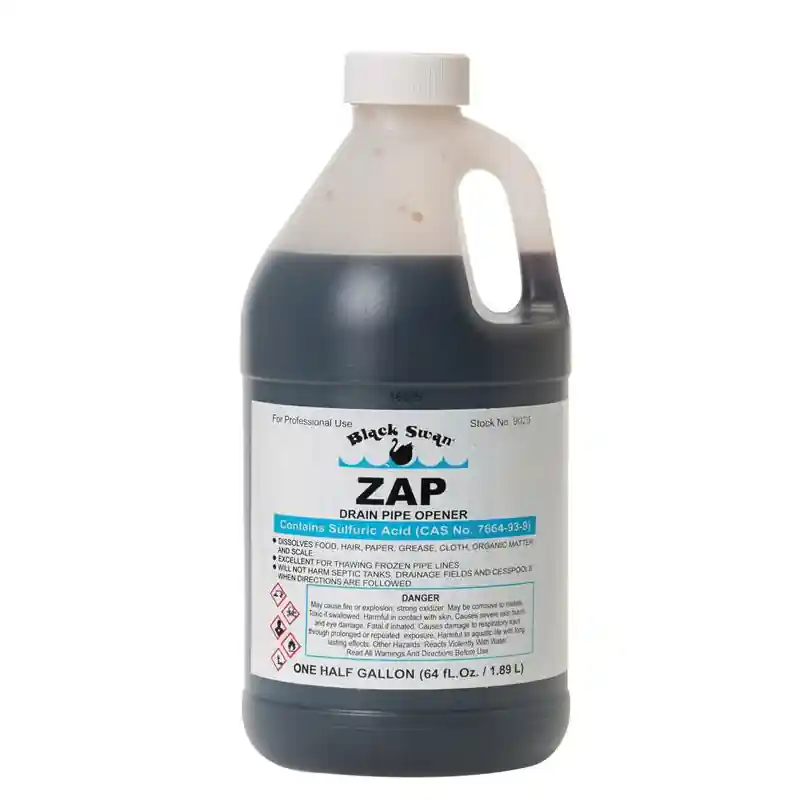 Black Swan 09025 Zap Drain Pipe Opener, Brown, Penetrating, 0.5 gal Same Day Shipping
