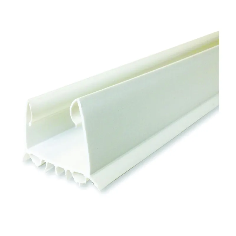 Handmade M-D 43336 Door Seal, 2-1/4 in W, 36 in L, Vinyl, White