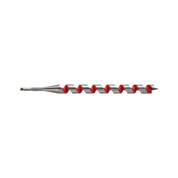 Milwaukee 48-13-6250 Ship Auger Bit, 1-1/4 in Dia, 18 in OAL, Spiral Flute, 7/16 in Dia Shank, Hex Shank Low Price