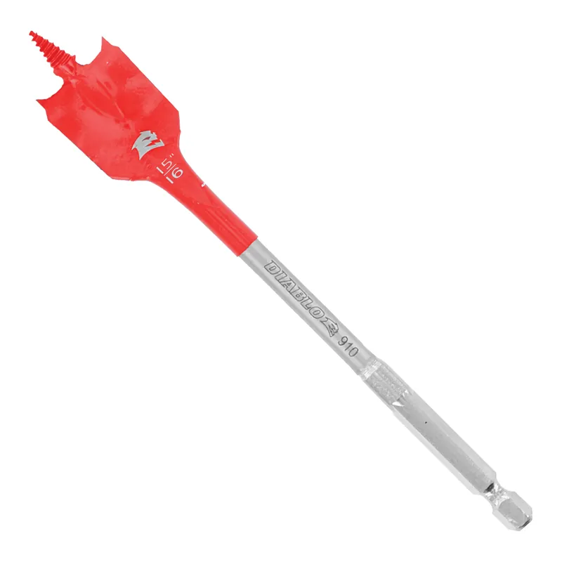 Diablo SPEEDemon DSP2120 Spade Drill Bit, 15/16 in Dia, 6 in OAL, 10 mm Dia Shank, Hex Shank Bargain