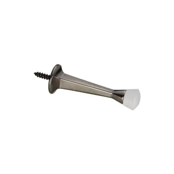 National Hardware N331-371 Door Stop, 1 in Dia Base, 3 in Projection, Zinc, Pewter Don’t Miss Out