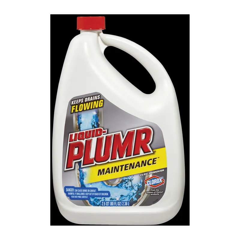 Liquid-Plumr 00229 Clog Remover, Thin Liquid, Clear/Pale Yellow, Bleach, 80 oz Bottle Big Sale