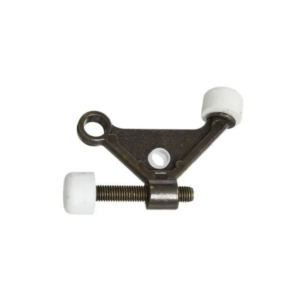 National Hardware N159-046 Hinge Pin Door Stop, Gold, 3.6 in L, 2.2 in W, 1-7/8 in Projection, Die-Cast Zinc Hot Picks