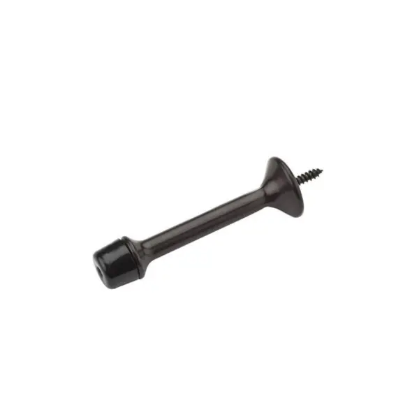 Certified National Hardware N327-031 Door Stop, 3 in Projection, Die-Cast Zinc/Rubber, Oil-Rubbed Bronze