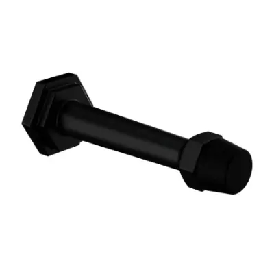 National Hardware Powell N830-530 Door Stop, 31/32 in Dia Base, 3 in Projection, Zinc, Matte Budget