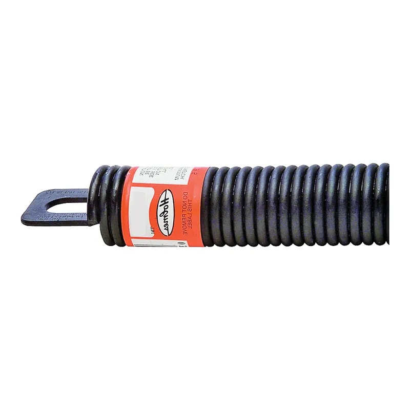 Free Returns Holmes Spring Manufacturing P328C Extension Spring, 2 in OD, 28 in OAL, Steel, Plug End, 125 to 250 lb