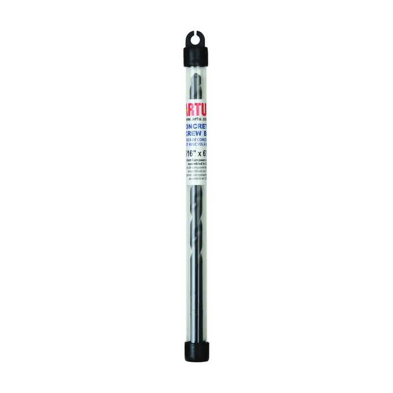 Top Rated ARTU 01041 Drill Bit, 5/16 in Dia, 6-1/4 in OAL, Parabolic Flute, 5/16 in Dia Shank, Straight Shank