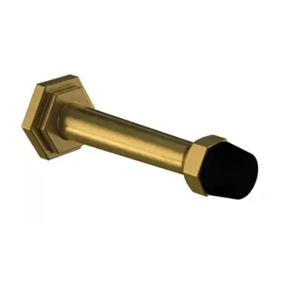 National Hardware Powell N830-532 Door Stop, 31/32 in Dia Base, 3 in Projection, Zinc, Brushed Gold Time-Limited