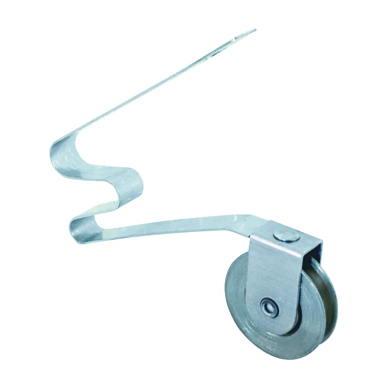Prime-Line B 513 Roller Assembly, 1 in Dia Roller, 1/4 in W Roller, Steel, Gray Worldwide Shipping