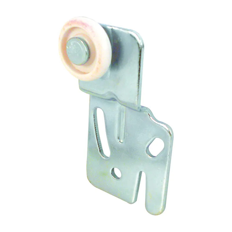 Prime-Line N 6500 Roller Assembly, 7/8 in Dia Roller, 1/4 in W Roller, Steel, Silver, 2-Roller, 60 lb, Side Mounting Free Delivery