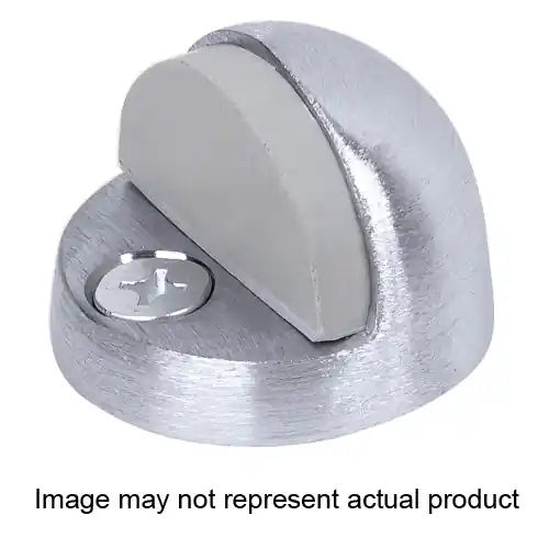 Tell Manufacturing DT101946 Dome Door Stop, 1-7/8 in Dia Base, Stainless Steel, Matte Black Exclusive Offer