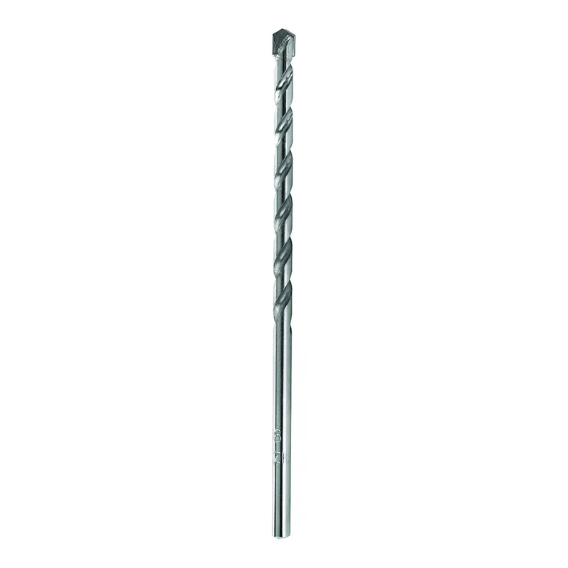 Must Have Irwin 5026016 Drill Bit, 1/2 in Dia, 13 in OAL, Percussion, Spiral Flute, 1-Flute, 3/8 in Dia Shank, Straight Shank