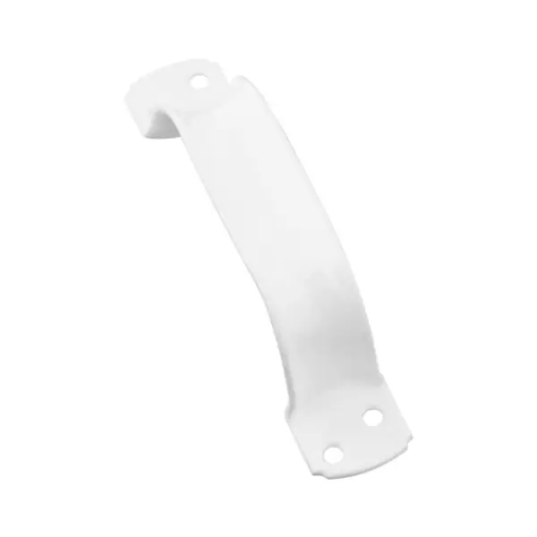 Free Shipping National Hardware N162-594 Door Pull, White, 1.38 in W, 1.82 in D, 6-3/4 in H, Steel
