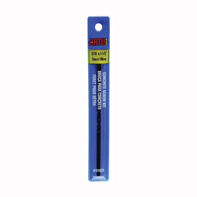 Free Shipping ARTU 01021 Drill Bit, 3/16 in Dia, 5-1/2 in OAL, Parabolic Flute, 3/16 in Dia Shank, Straight Shank