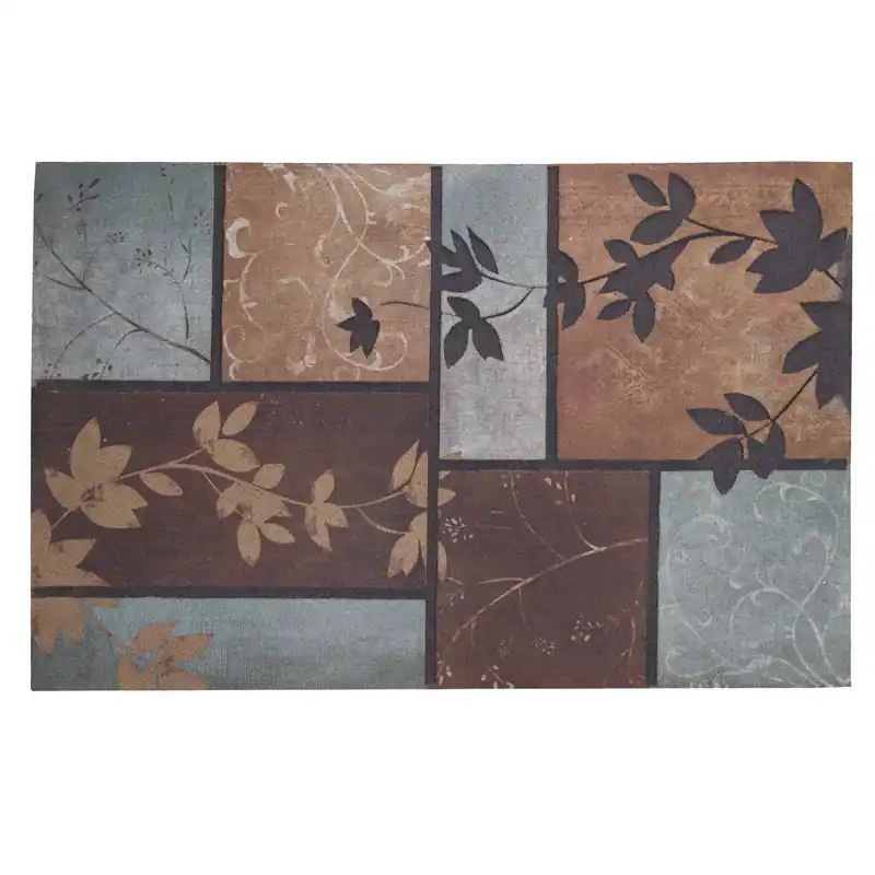 Simple Spaces T659 Door Mat, 34 in L, 22 in W, Flocking Pattern, Polyester Surface Discount