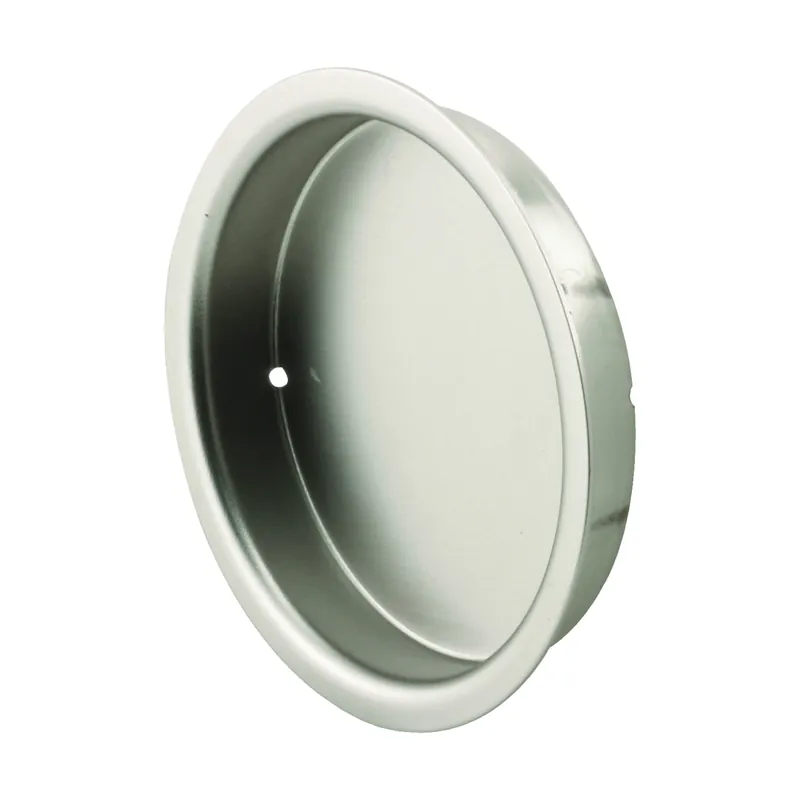 Viral Prime-Line N 7209 Door Pull, 2-1/8 in Dia, 5/16 in D, Steel, Satin Nickel