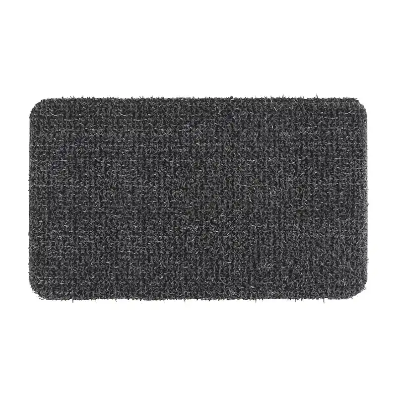 Grassworx 10372029 Door Mat, 29-1/2 in L, 17-1/2 in W, Rectangular, Solid Pattern, Flint Budget