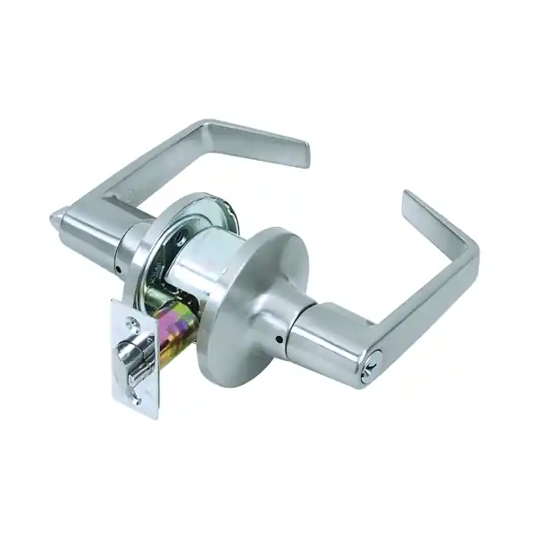 Tell Manufacturing CL100201 Entry Lever, 3/4 in Dia Latch Housing, Turnbutton Lock, Satin Chrome, Steel, 2 Grade Order Now