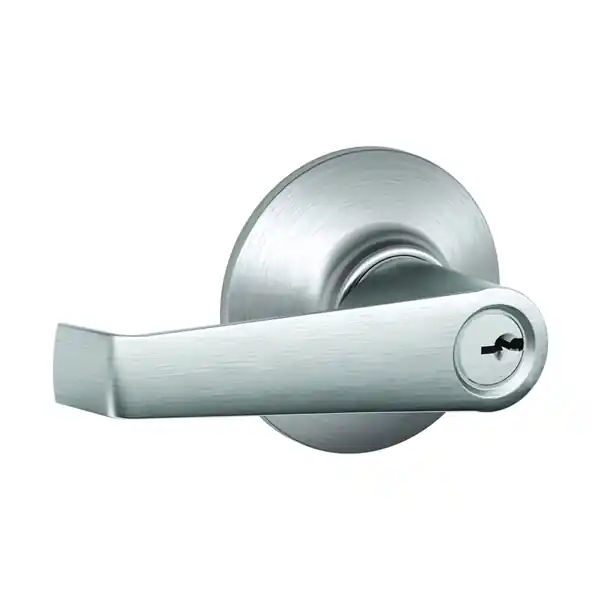Schlage Elan Series F51A CSVELA626 Entry Lever, Mechanical Lock, Satin Chrome, Metal, Residential, 2 Grade Trending