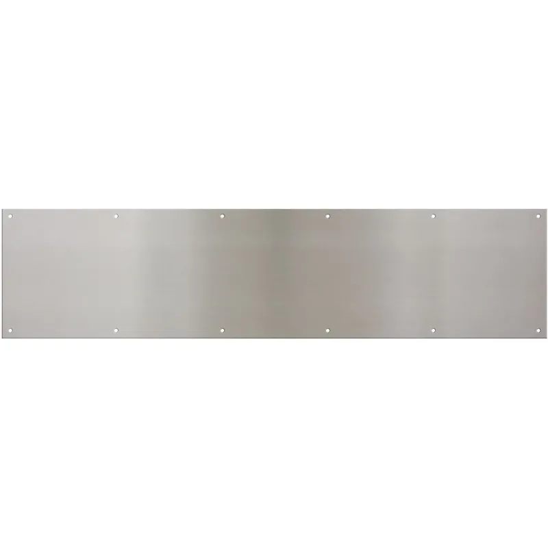 Weekend Sale National Hardware V1996 Series N325-431 Kick Plate, 34 in L, 8 in W, Aluminum, Satin Nickel
