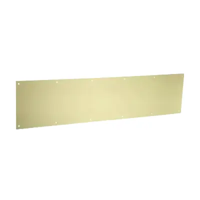 National Hardware N270-351 Kickplate, 30 in L, 6 in W, 0.04 in Gauge, Aluminum, Brushed Gold Factory Price