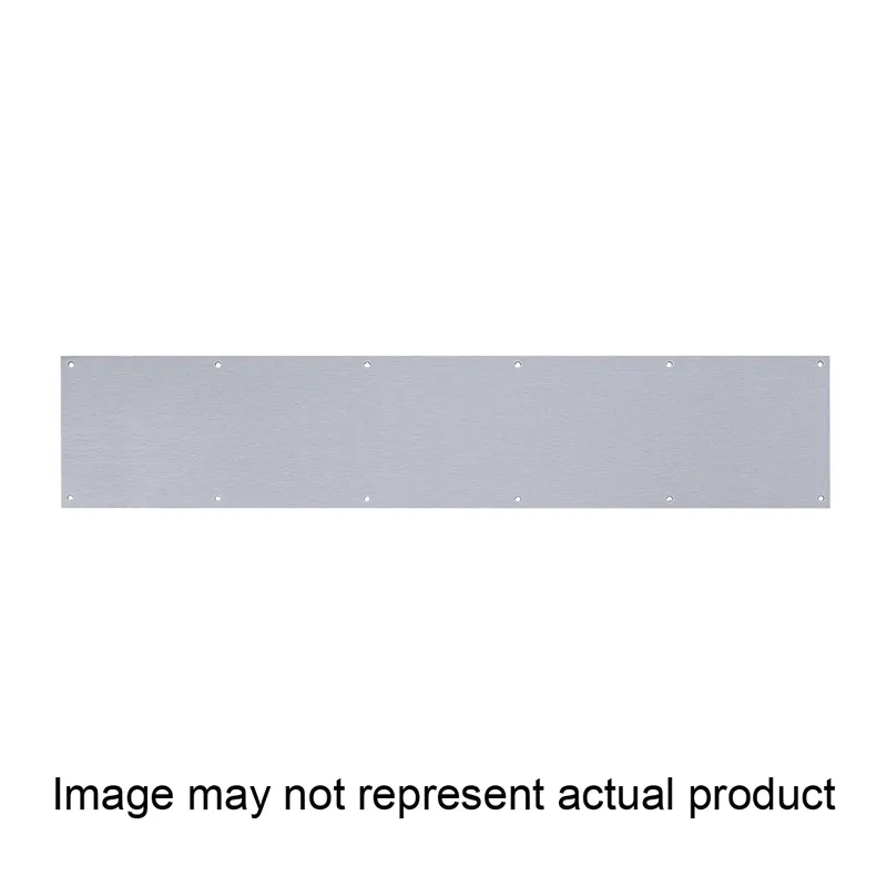 Tell Manufacturing DT101945 Kickplate, 30 in L, 6 in W, 0.5 ga Gauge, Stainless Steel, Matte Black Limited Time