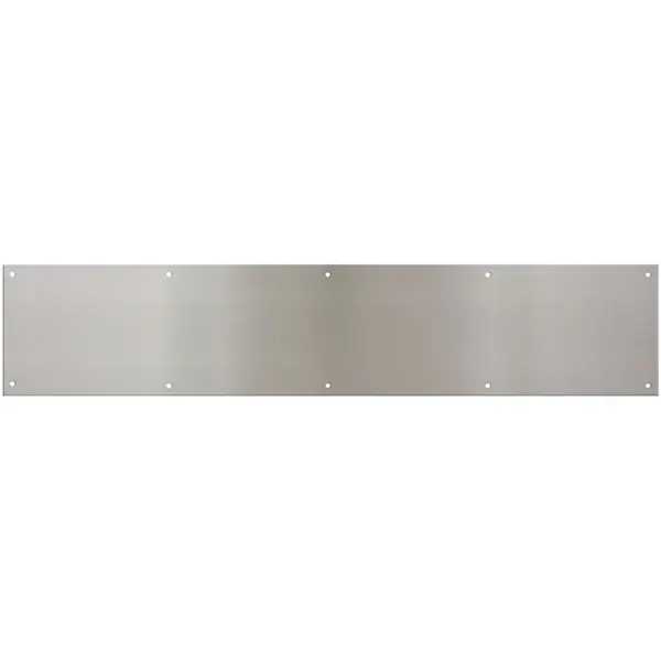 Modern National Hardware N270-314 Kick Plate, 30 in L, 6 in W, Satin Nickel