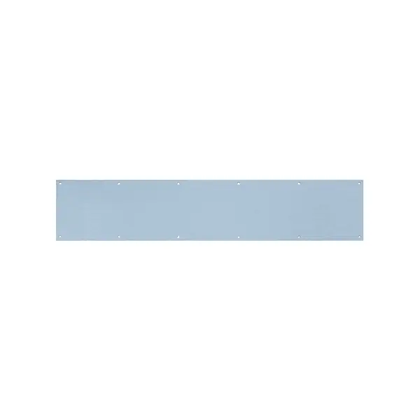 Budget Tell Manufacturing DT100055 Kick Plate, 6 in L, 30 in W, 0.05 Gauge, Stainless Steel