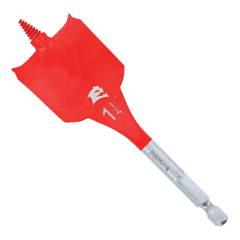 Diablo SPEEDemon DSP1080 Spade Drill Bit, 1-1/4 in Dia, 4 in OAL Exclusive Offer